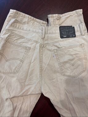 Levi's Slim Straight Jeans in Light Beige 32x34